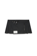 ette x GR20K 3L pleated mini skirt | black
