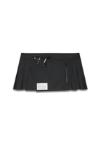 ette x GR20K 3L pleated mini skirt | black