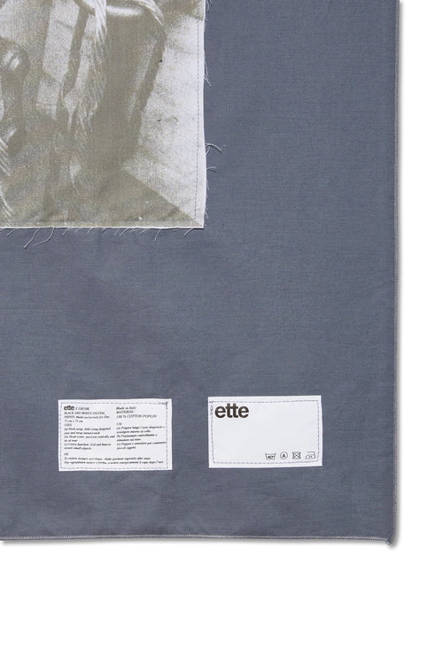 ette x GR10K dendritic foulard | charcoal