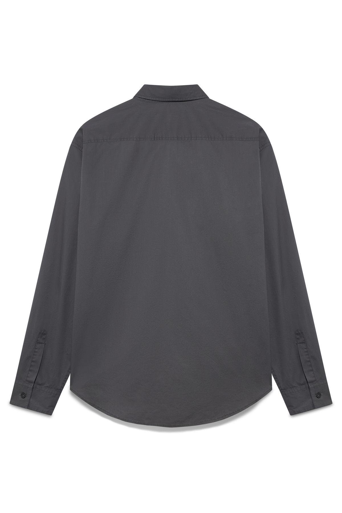 ette x GR10K stone washed drawn dress shirt | charcoal