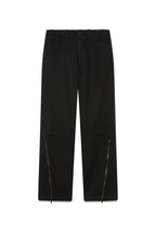 ette x GR10K stone washed worker field trousers | black