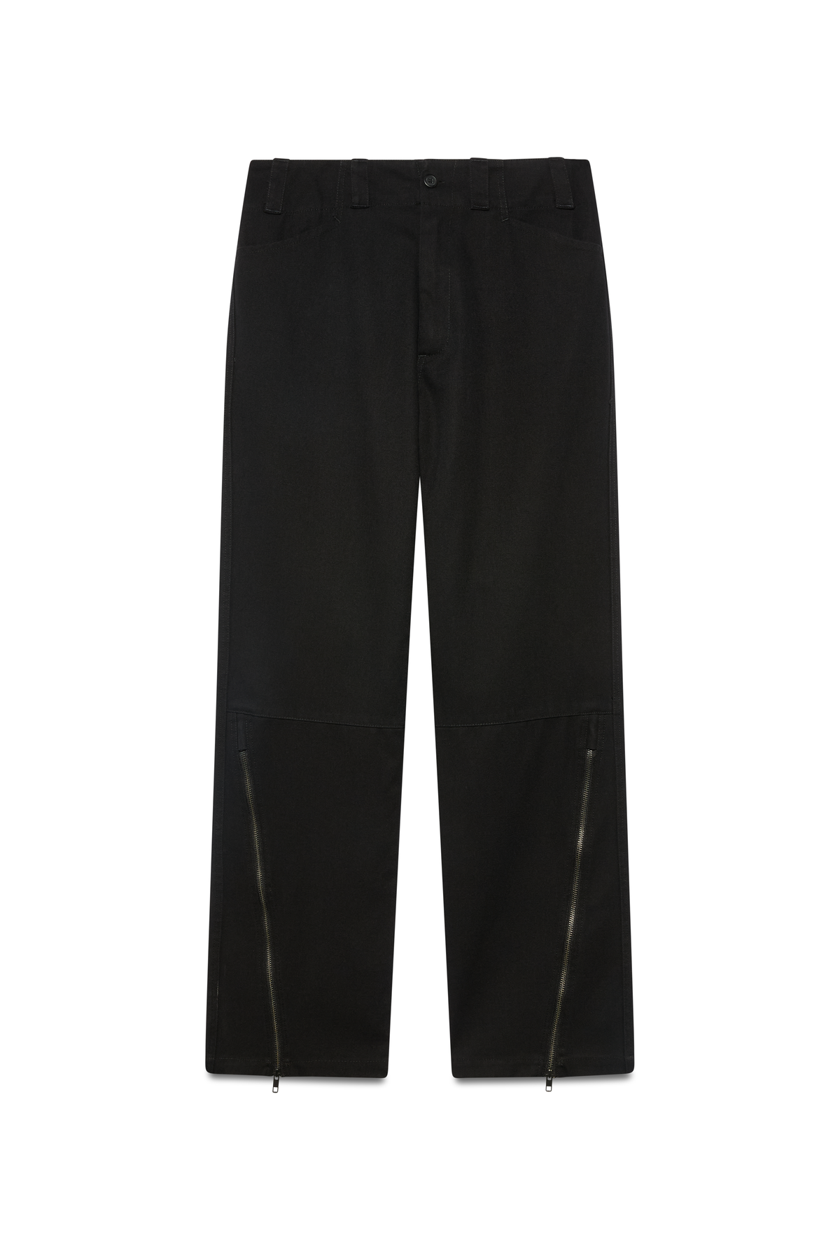 ette x GR10K stone washed worker field trousers | black