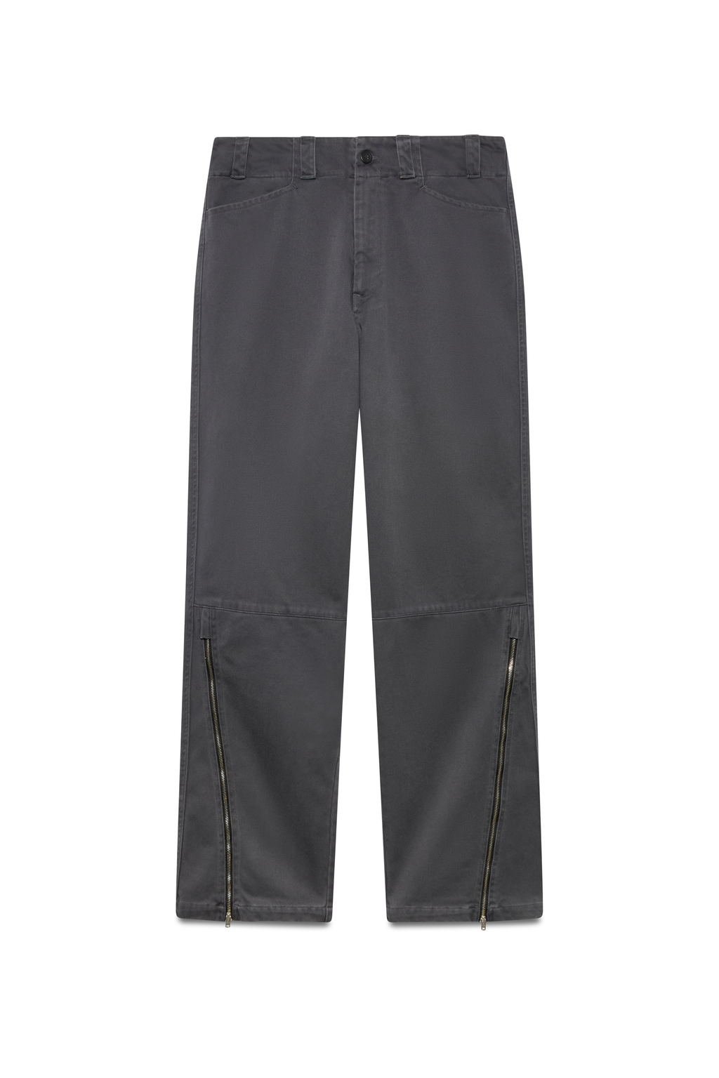 ette x GR10K stone washed worker field trousers | charcoal