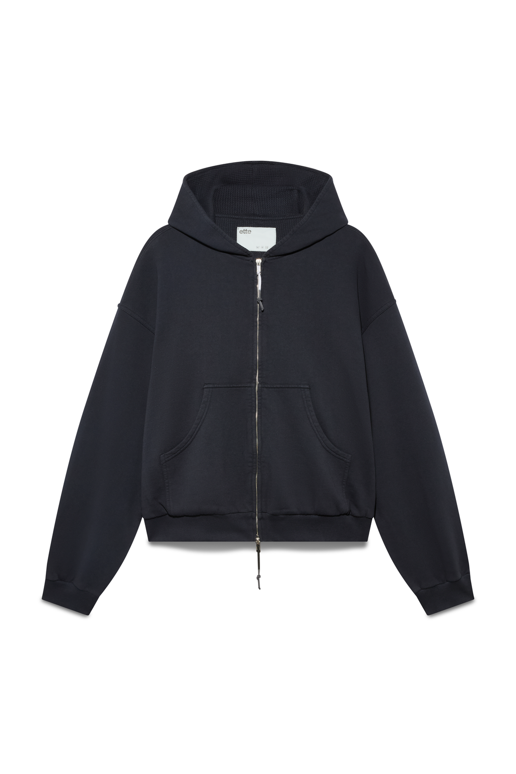 ette x GR10K waffle surplus heavyweight worker hoodie | navy